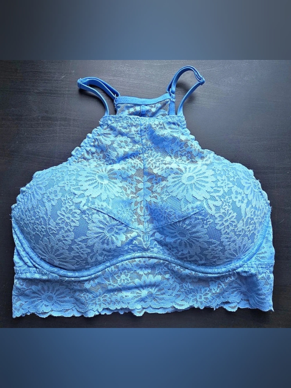 Victoria's Secret PINK Blue Lace Bra